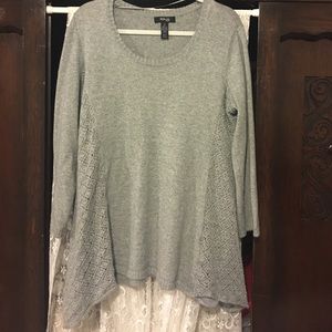Grey Long sweater perfect with leggings